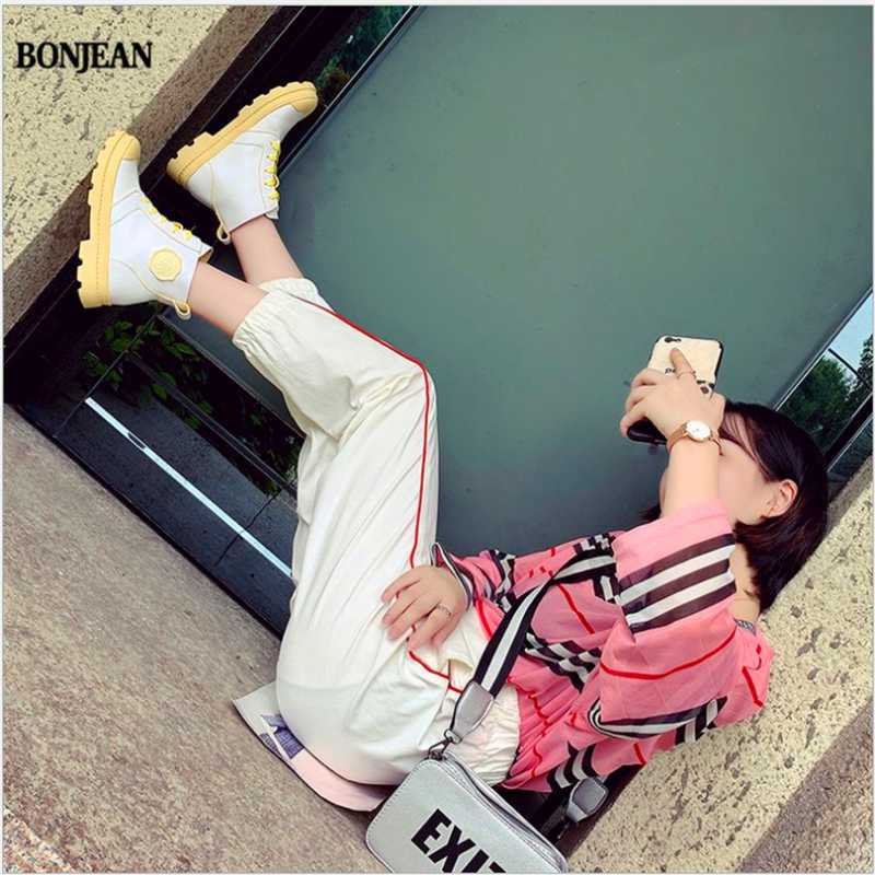 BONJEAN New autumn 2020 breathable European and American boots casual ankle boots for women, Pink
BONJEAN New autumn 2020 breathable European and American boots casual ankle boots for women, Pink