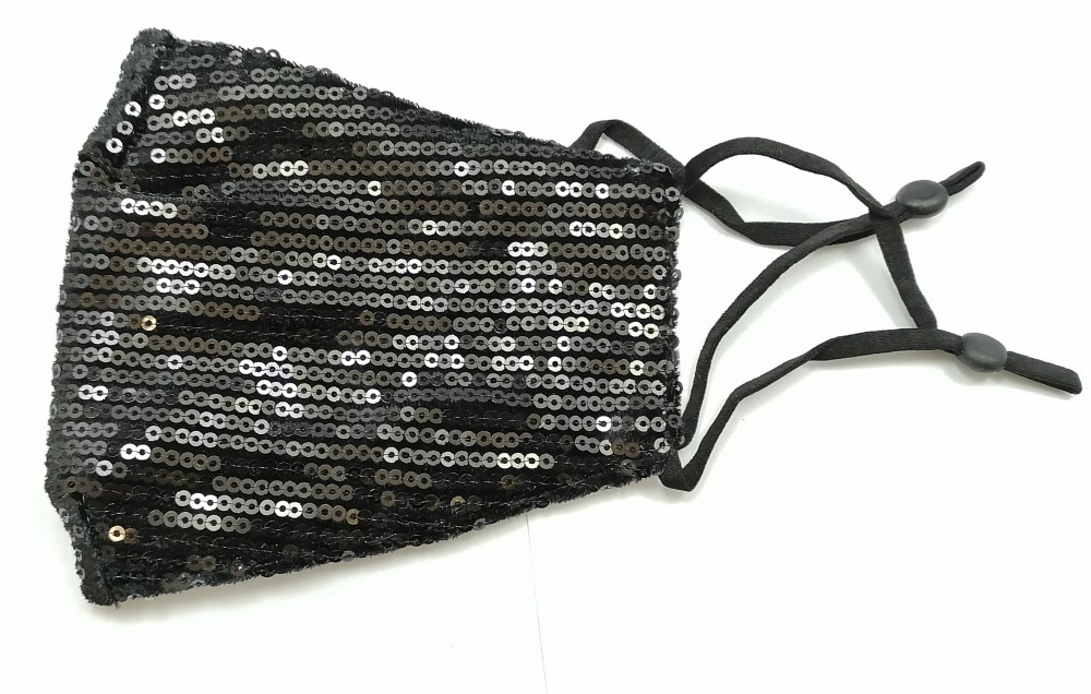 US Wholesale Fashion Fabric Face Mask With Bling Bling Sequins Multiple Colors 12pc/pack Reusable
US Wholesale Fashion Fabric Face Mask With Bling Bling Sequins Multiple Colors 12pc/pack Reusable