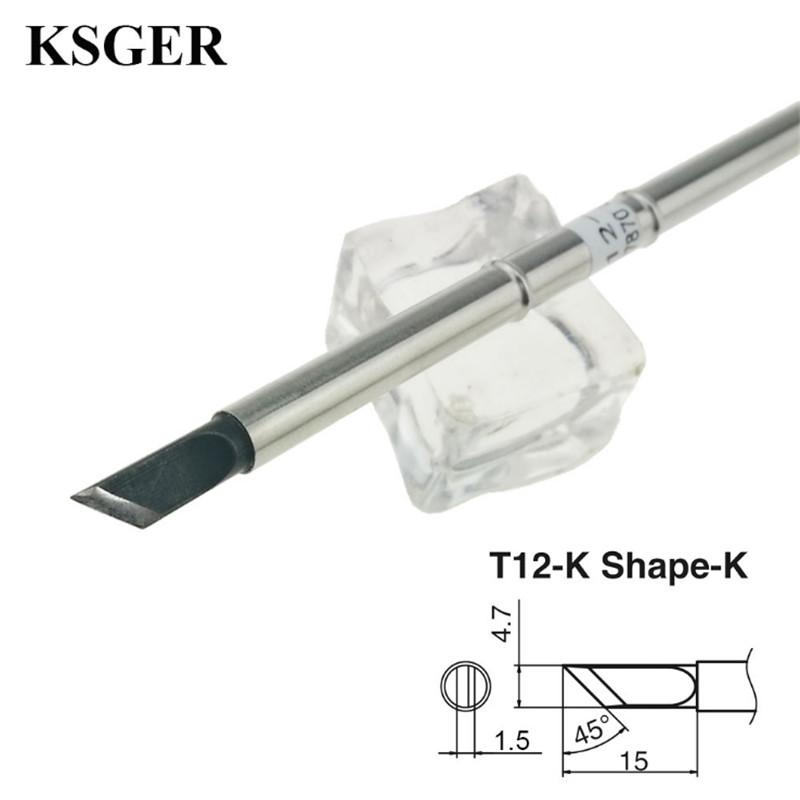 

KSGER T12-ILS /K /KU /JL02/BL/D16/ D24/BC2 Electronic Soldering Iron Tips High-grade Welding Tools T12 Soldering Tip 70W