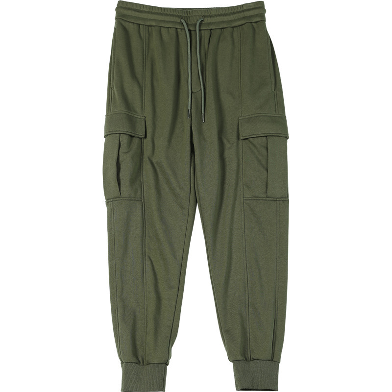 SIMWOOD Autumn New loose cargo sweatpants men fashion Tapered Drawstring jogger tracksuits plus size trousers 201126