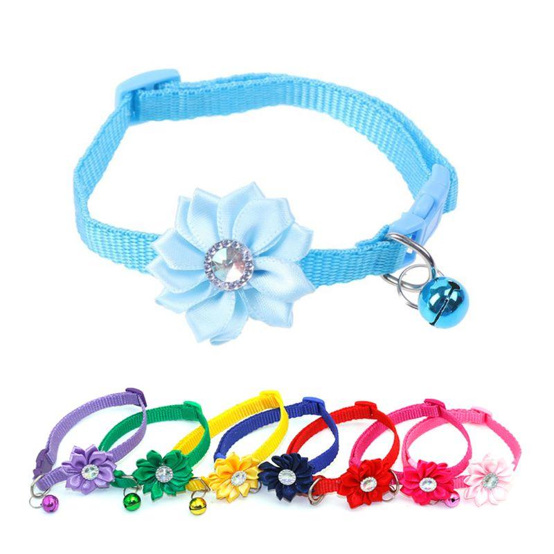 Cute Soft Adjustable Dog Collar Pet Collars with Flower Bells Charms Necklaces Leash for Small Dogs Cat Pets
Cute Soft Adjustable Dog Collar Pet Collars with Flower Bells Charms Necklaces Leash for Small Dogs Cat Pets