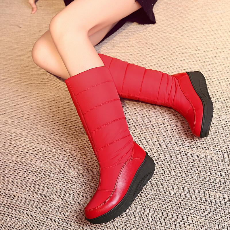 YMECHIC 2020 Winter Snow Boots Fashion Black Red Women Thicker Plush Mid Calf High Wedge Platforms Ladies Fur Shoes Snowboot1
YMECHIC 2020 Winter Snow Boots Fashion Black Red Women Thicker Plush Mid Calf High Wedge Platforms Ladies Fur Shoes Snowboot1