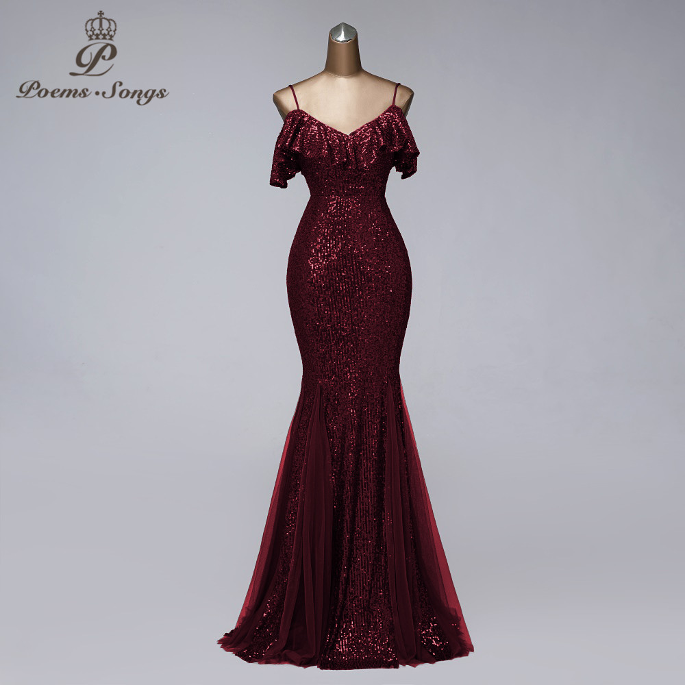 Formal evening dresses long evening gowns mermaid dresses woman party night suspender vestidos de fiesta de noche 201114
