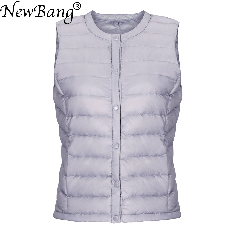 NewBang Brand Ultra Light Down Vest Women Portable Single Breasted Lightweight Sleeveless Winter Warm Round Collar Waistcoat 210204, Dark red
NewBang Brand Ultra Light Down Vest Women Portable Single Breasted Lightweight Sleeveless Winter Warm Round Collar Waistcoat 210204, Dark red