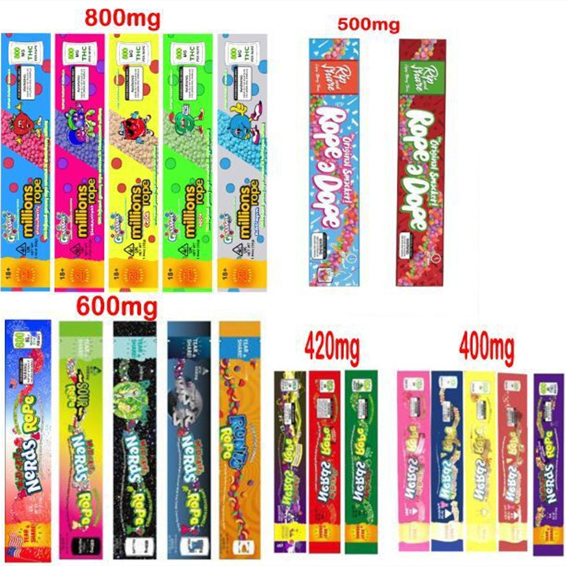 800 500 600mg 420mg 400mg Mix NEW types MEDICATED Nerds Rope Empty Packaging Candy Nerdsrope Gummy bags millions rope bag foil Food packagep
800 500 600mg 420mg 400mg Mix NEW types MEDICATED Nerds Rope Empty Packaging Candy Nerdsrope Gummy bags millions rope bag foil Food packagep