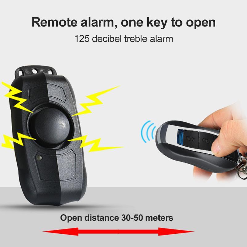 Security Alarm 150dB Wireless Anti-Theft Vibration Wireless Motorcycle Bicycle Waterproof Security Alarm With Remote Control1
Security Alarm 150dB Wireless Anti-Theft Vibration Wireless Motorcycle Bicycle Waterproof Security Alarm With Remote Control1