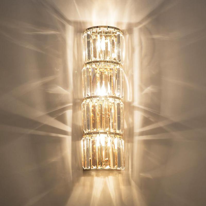 Hotel Room Stainless Steel Wall Light Foyer Indoor Crystal wall sconce for Living Room Restaurant Gold crystal Bar Lighting
Hotel Room Stainless Steel Wall Light Foyer Indoor Crystal wall sconce for Living Room Restaurant Gold crystal Bar Lighting