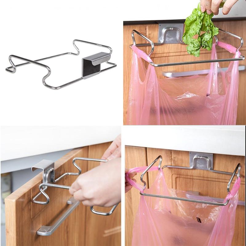 Stainless Steel Square Garbage Bag Rack Hook Multifunctional Kitchen Cabinet Door Rear Hanger Small Sundries Metal Wall Hook
Stainless Steel Square Garbage Bag Rack Hook Multifunctional Kitchen Cabinet Door Rear Hanger Small Sundries Metal Wall Hook