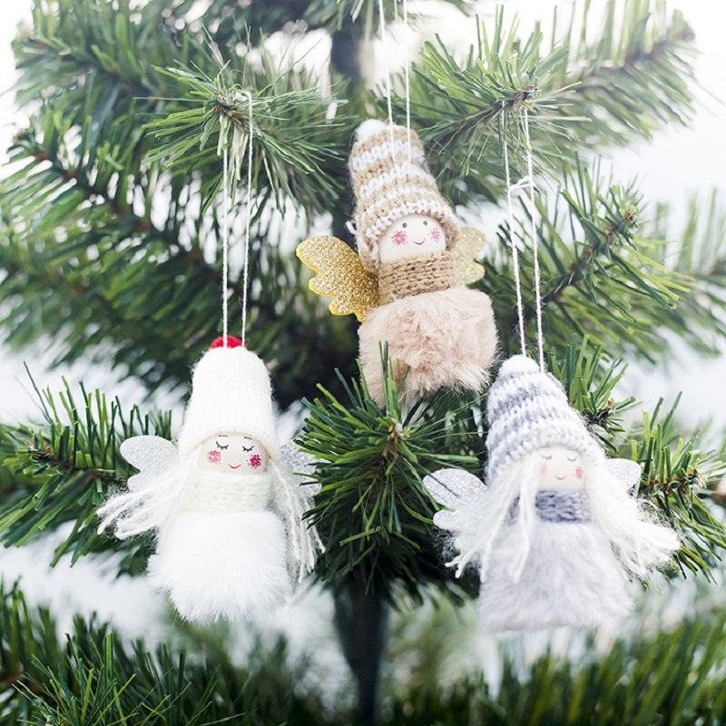 New Year Christmas Decorations Creative Cute Plush Angel Girl Pendant Mini Wool Doll Small Ornaments Christmas Tree Ornaments
New Year Christmas Decorations Creative Cute Plush Angel Girl Pendant Mini Wool Doll Small Ornaments Christmas Tree Ornaments