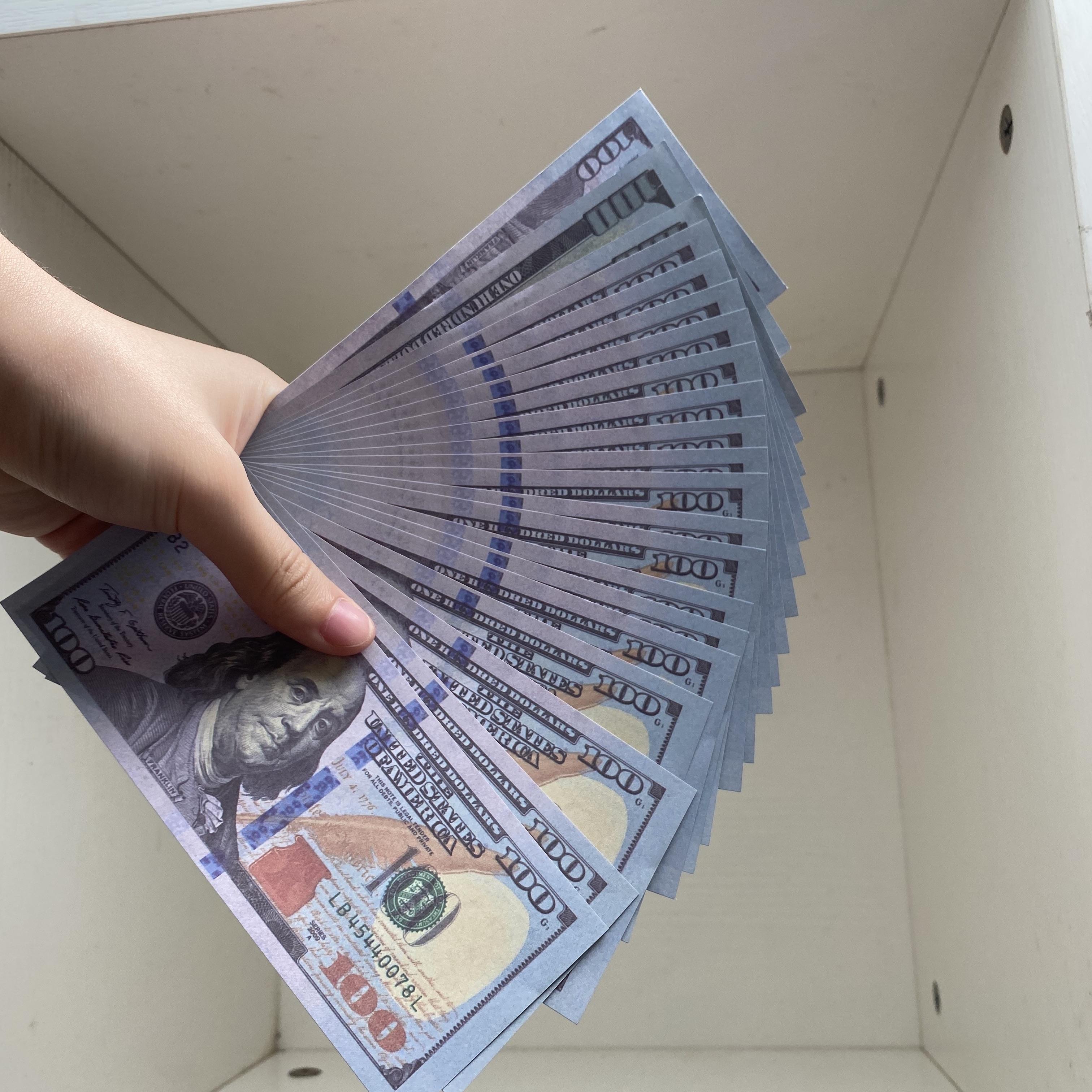 08 Best Quality Movie prop banknote New 100 dollar currency party fake money children gift toy banknote
08 Best Quality Movie prop banknote New 100 dollar currency party fake money children gift toy banknote
