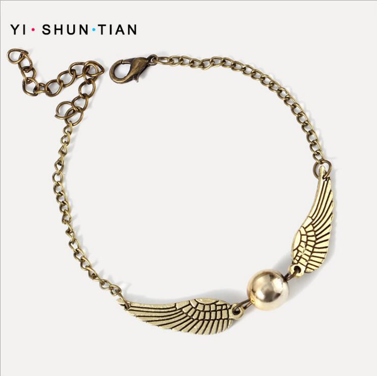 quidditch golden snitch pocket Bracelet Harry Charm bracelets wings Potter vintage retro tone for men and women wholesaleps1523, Golden;silver
quidditch golden snitch pocket Bracelet Harry Charm bracelets wings Potter vintage retro tone for men and women wholesaleps1523, Golden;silver