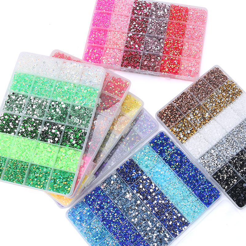 3mm-5mm Jelly AB Resin 18800pcs Non Hot Fix Rhinestones 3D Flatback Glitters Stone Crystals Strass for DIY Decoration Crafts
3mm-5mm Jelly AB Resin 18800pcs Non Hot Fix Rhinestones 3D Flatback Glitters Stone Crystals Strass for DIY Decoration Crafts