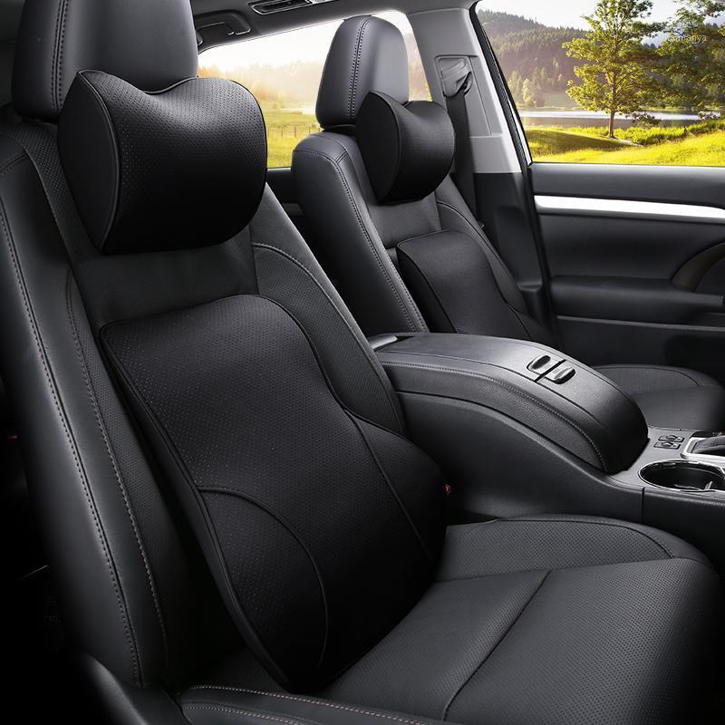 Seat Cushions Leather Car Auto Supports Back Cushion And Headrest Neck Pillow Memory Foam Lumbar Support Interior Accessories
Seat Cushions Leather Car Auto Supports Back Cushion And Headrest Neck Pillow Memory Foam Lumbar Support Interior Accessories