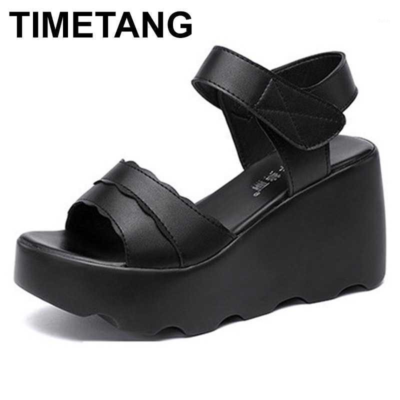 TIMETANGNew 2020 Big Size 32-43 Platform Wedge Sandals Women Shoes Summer High Heels Sandals Ladies Leather Sandal For Office1, Black
TIMETANGNew 2020 Big Size 32-43 Platform Wedge Sandals Women Shoes Summer High Heels Sandals Ladies Leather Sandal For Office1, Black