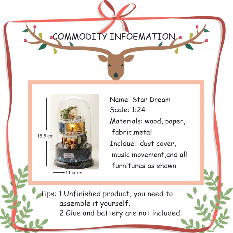 CUTEBEE Dollhouse Miniature DIY Doll House With Furnitures Wooden House Toys For Children Birthday Gift with Dust Cover Music 26 LJ201126