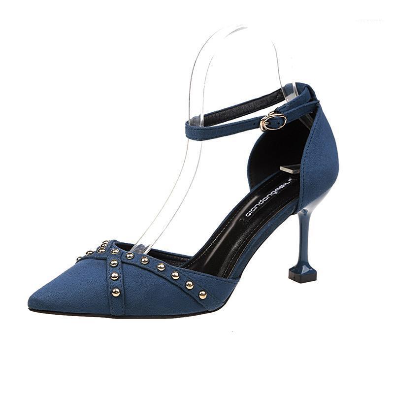 Women Classic High Quality Navy Blue Rivet High Heel Shoes Lady Casual Black Office Stiletto Heel Shoes Cool Stylish E61631, 6163a
Women Classic High Quality Navy Blue Rivet High Heel Shoes Lady Casual Black Office Stiletto Heel Shoes Cool Stylish E61631, 6163a