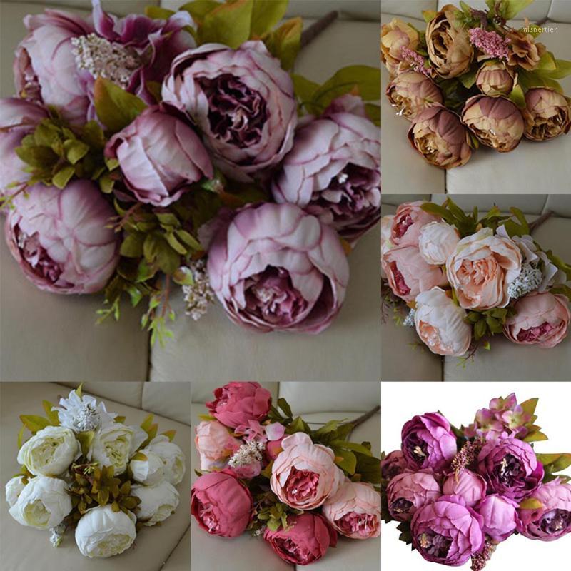 13 Heads European Style Fake Artificial Peony Silk Decorative Party Flowers For Home Hotel Wedding Office Garden Decor1, Hg5202ap
13 Heads European Style Fake Artificial Peony Silk Decorative Party Flowers For Home Hotel Wedding Office Garden Decor1, Hg5202ap
