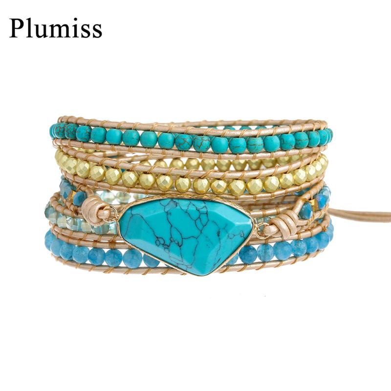 Tennis Plumiss Natural And Mineral Stones Wrap Bracelet Protective Decemember Birthstone Third Eye Chakra Bracelets Jewelry For Women 
Tennis Plumiss Natural And Mineral Stones Wrap Bracelet Protective Decemember Birthstone Third Eye Chakra Bracelets Jewelry For Women