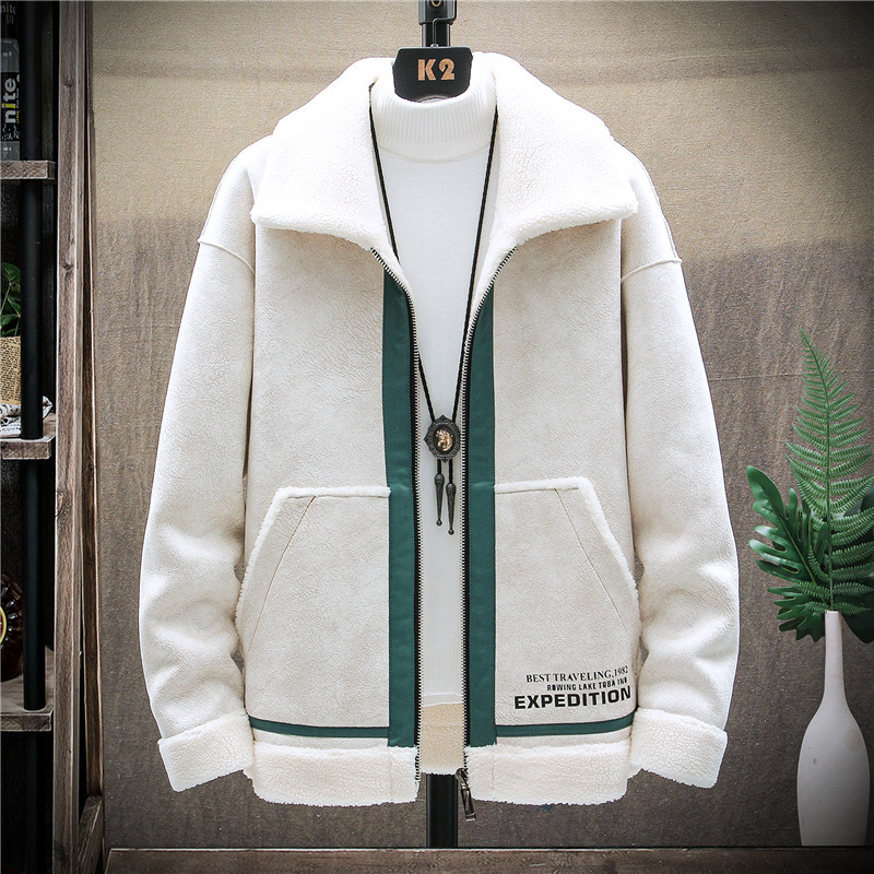 2021 New Bomber Jacket Black White Men's Winter Thick Warm Teddy Coat Woolen Blend Kljc, D-6 2
2021 New Bomber Jacket Black White Men's Winter Thick Warm Teddy Coat Woolen Blend Kljc, D-6 2