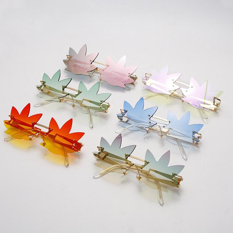 Fashion Female Rimless Sunglasses Ladies Trendy Gradient Color Shape Lenses Men's Sunglasses
Fashion Female Rimless Sunglasses Ladies Trendy Gradient Color Shape Lenses Men's Sunglasses