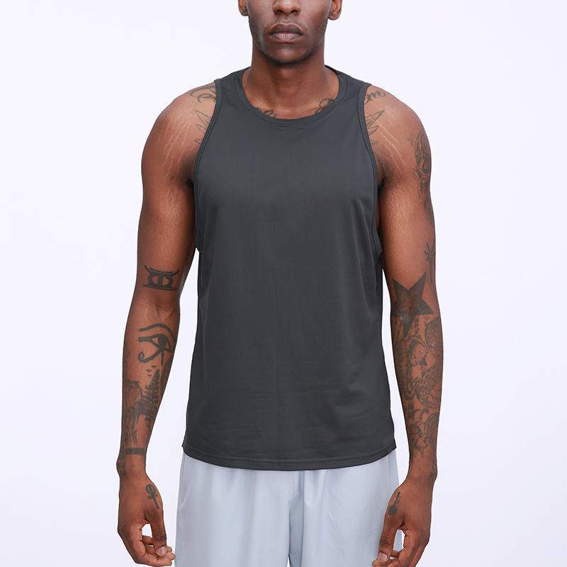 Summer quick-drying men's sports tank top outdoor running basketball training Shirt round neck sleeveless fitness vest Workout1, Black
Summer quick-drying men's sports tank top outdoor running basketball training Shirt round neck sleeveless fitness vest Workout1, Black