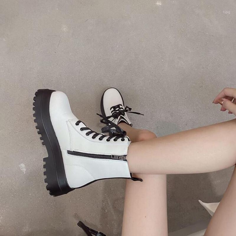 Women Boots Women White Ankle Boots Motorcycle Female Spring Autumn Winter Shoes Woman Punk Botas Mujer YMB2871
Women Boots Women White Ankle Boots Motorcycle Female Spring Autumn Winter Shoes Woman Punk Botas Mujer YMB2871