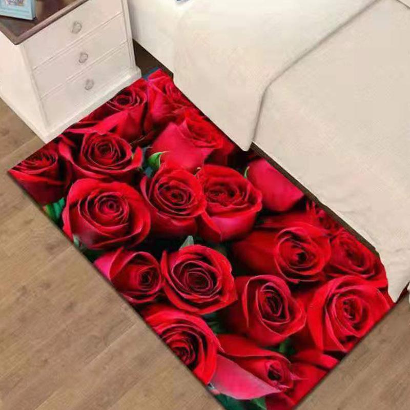 3D Rose Floral Corridor Mat Bedroom Kitchen Rugs Kids Room Decor Play Mat Area Rug Crystal Velvet Carpets for Home Living Room, No-01
3D Rose Floral Corridor Mat Bedroom Kitchen Rugs Kids Room Decor Play Mat Area Rug Crystal Velvet Carpets for Home Living Room, No-01