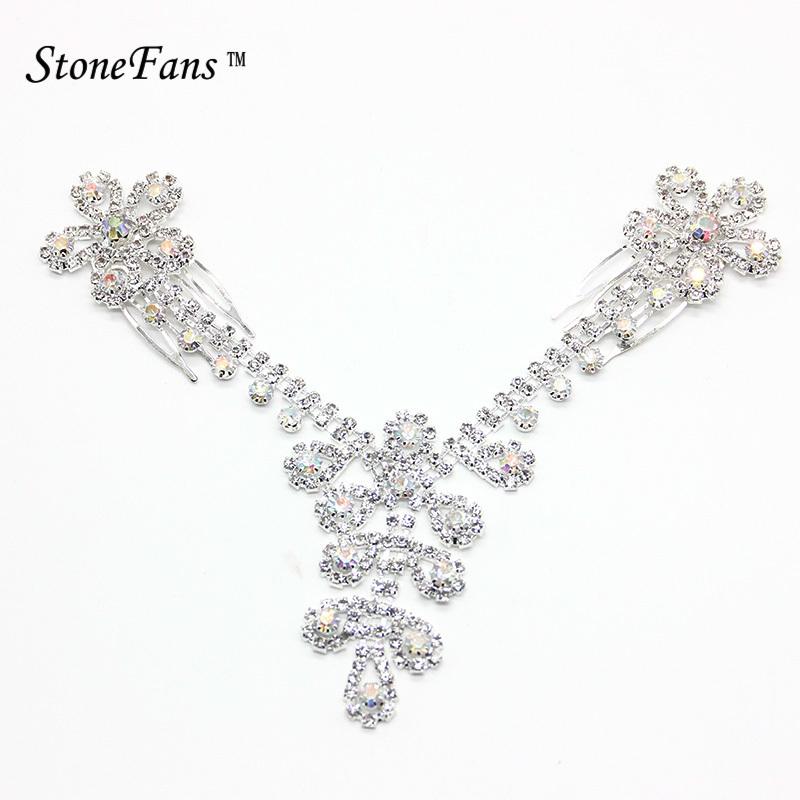 StoneFans Flower Bridal Wedding Hair Accessories For Women Ab Crystal Jewellery Headband Rhinestone Hair Clips Claw Jewelry Gift
StoneFans Flower Bridal Wedding Hair Accessories For Women Ab Crystal Jewellery Headband Rhinestone Hair Clips Claw Jewelry Gift