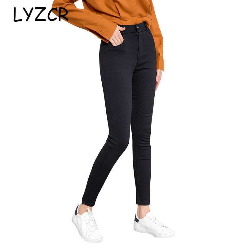 Black Women Skinny Jeans Woman High Waist Plus Size 5XL Slim Women's Jeans Large Size Denim Jeggings Stretch Jeans for Women 201105