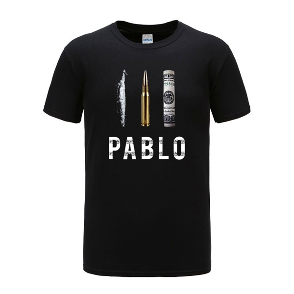 Unisex 100% Cotton Summer New Brand Clothing T Shirts Men Narcos Pablo Escobar T-shirt Cotton Hip Hop Tees Tops Harajuku 1118, White;black
Unisex 100% Cotton Summer New Brand Clothing T Shirts Men Narcos Pablo Escobar T-shirt Cotton Hip Hop Tees Tops Harajuku 1118, White;black