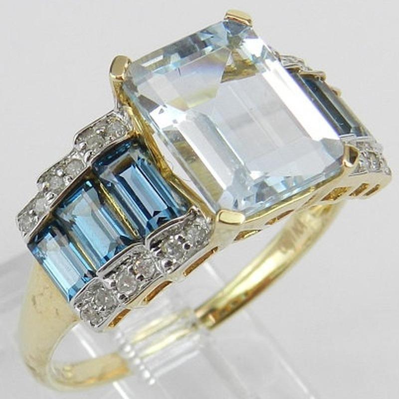 Wedding Rings Deluxe Exquisite Diamond Sapphire Blue Topaz Ring Engagement Size 6-11
Wedding Rings Deluxe Exquisite Diamond Sapphire Blue Topaz Ring Engagement Size 6-11