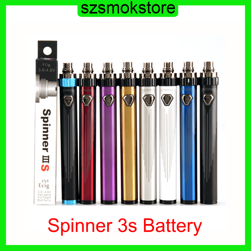 Vision Spinner III IIIS 1600mAh Spinner 3 3S Variable Voltage Battery Top Twist Fit 510 Thread EGO Vaporizer Atomizer Vs ESMA-T 0204151
Vision Spinner III IIIS 1600mAh Spinner 3 3S Variable Voltage Battery Top Twist Fit 510 Thread EGO Vaporizer Atomizer Vs ESMA-T 0204151