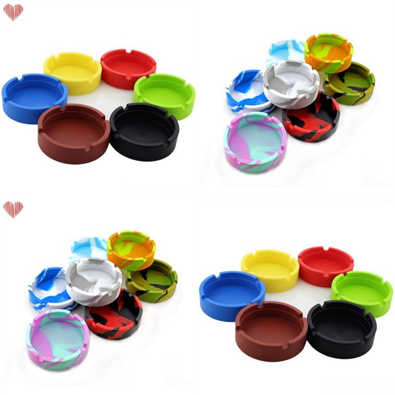 Soft Silicone Ashtray Portable Anti-scalding Cigarette Holder Round Luminous Mini Ash Tray Home Novelty Crafts Smoking Accessori 31 N2
Soft Silicone Ashtray Portable Anti-scalding Cigarette Holder Round Luminous Mini Ash Tray Home Novelty Crafts Smoking Accessori 31 N2