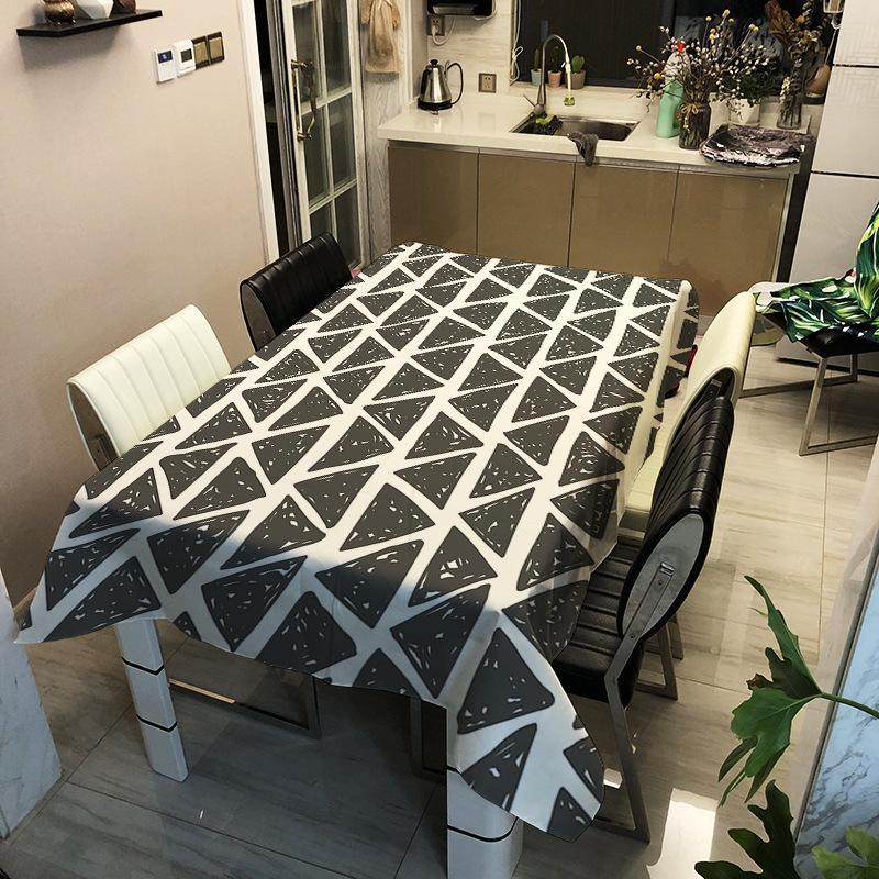 Modern Simple Tablecloth Rectangular Table Cloth Washable Dustproof Geometric Pattern Table Cover for Home Decorative, No.2
Modern Simple Tablecloth Rectangular Table Cloth Washable Dustproof Geometric Pattern Table Cover for Home Decorative, No.2