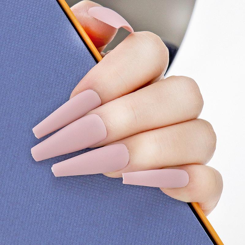 100/120 Pcs/Box Solid Color Matte Coffin False Nail DIY Nail Acrylic Manicure ABS Press on False Natural Art Tips 2021, 120pcs-pink
100/120 Pcs/Box Solid Color Matte Coffin False Nail DIY Nail Acrylic Manicure ABS Press on False Natural Art Tips 2021, 120pcs-pink