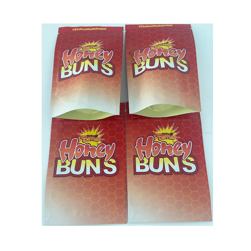 Balla berries Honey buns 3.5g smell proof bags dry herb flower 420 pre roll joint packaging
Balla berries Honey buns 3.5g smell proof bags dry herb flower 420 pre roll joint packaging