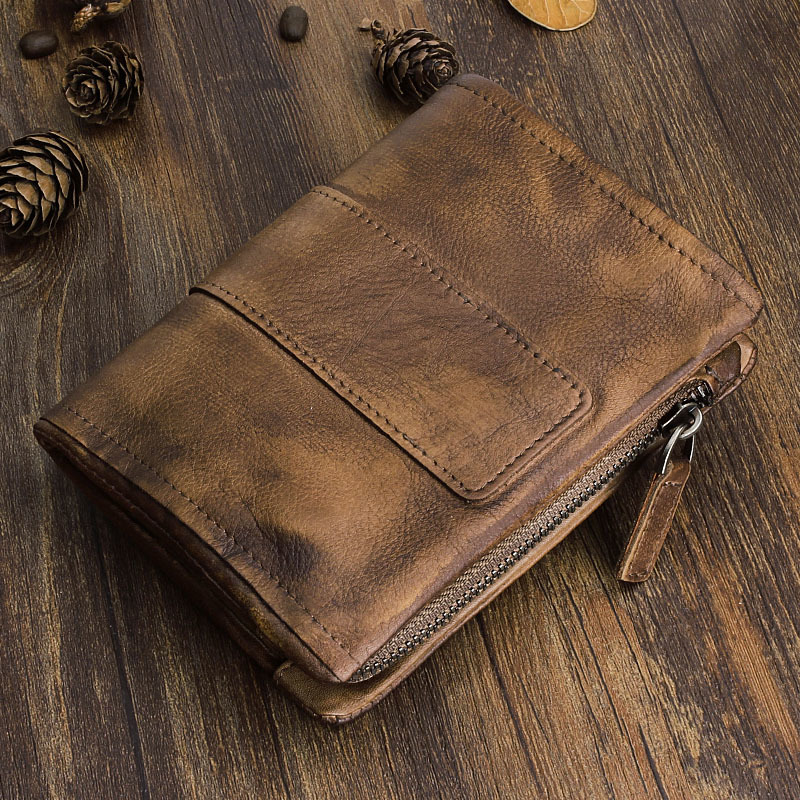 Genuine men short leather wallet man vertical male purse clips of luxury money bag cardholder, Coffee
Genuine men short leather wallet man vertical male purse clips of luxury money bag cardholder, Coffee
