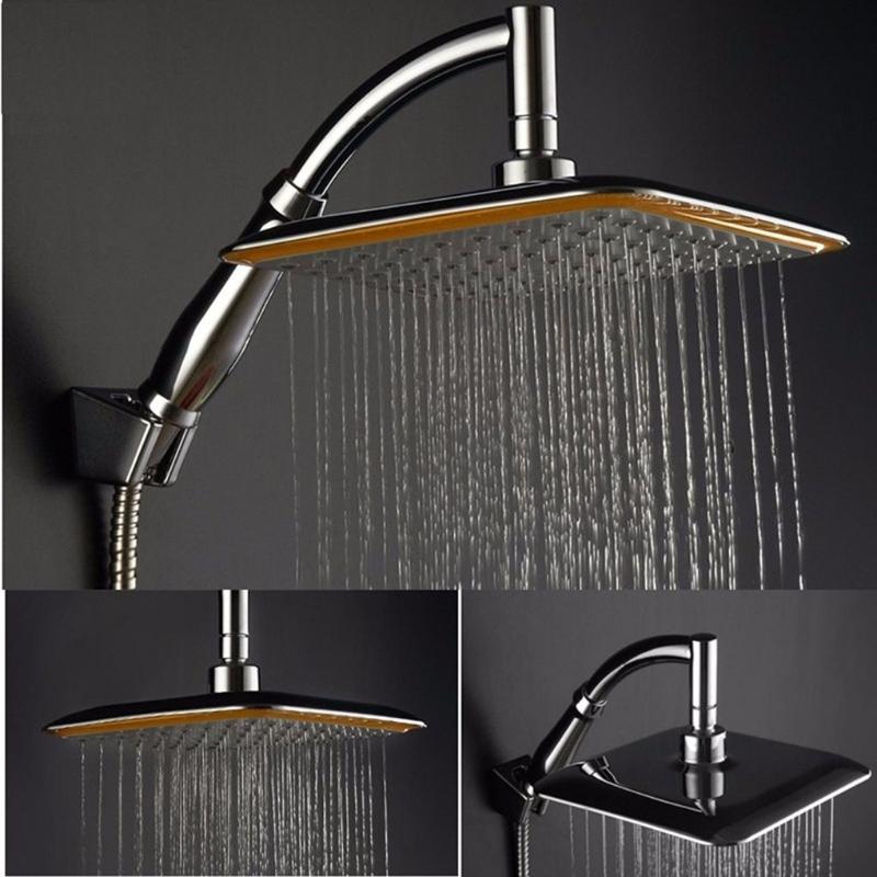 Luxury ABS/Stainless Steel Thin SPA Rainfall Shower Head Bathroom Showerhead High Pressure Hand Held Shower head Water Saving
Luxury ABS/Stainless Steel Thin SPA Rainfall Shower Head Bathroom Showerhead High Pressure Hand Held Shower head Water Saving
