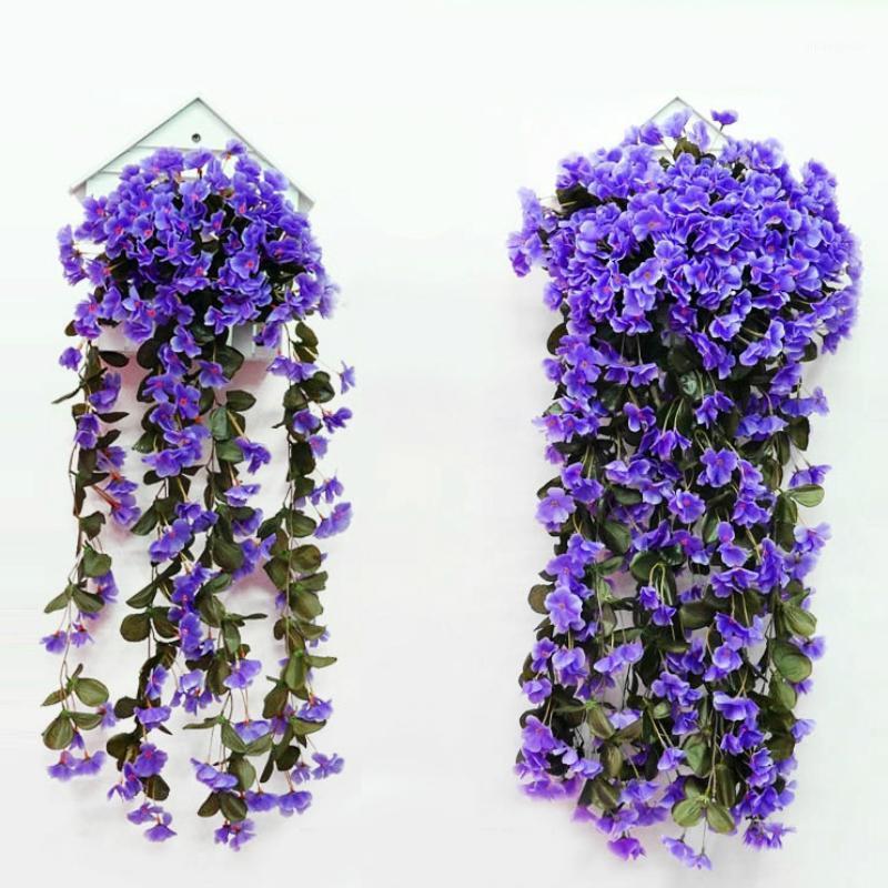 Artificial Fake Flower Violet Decorative Hanging Basket Orchid Violet Wall Hanging Silk Vine Flower Home Party Decoration1, Purple
Artificial Fake Flower Violet Decorative Hanging Basket Orchid Violet Wall Hanging Silk Vine Flower Home Party Decoration1, Purple