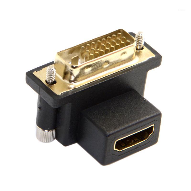 CY 90 Degree Down Angled DVI Male to Female Adapter for Computer & HDTV & Graphics Card1
CY 90 Degree Down Angled DVI Male to Female Adapter for Computer & HDTV & Graphics Card1