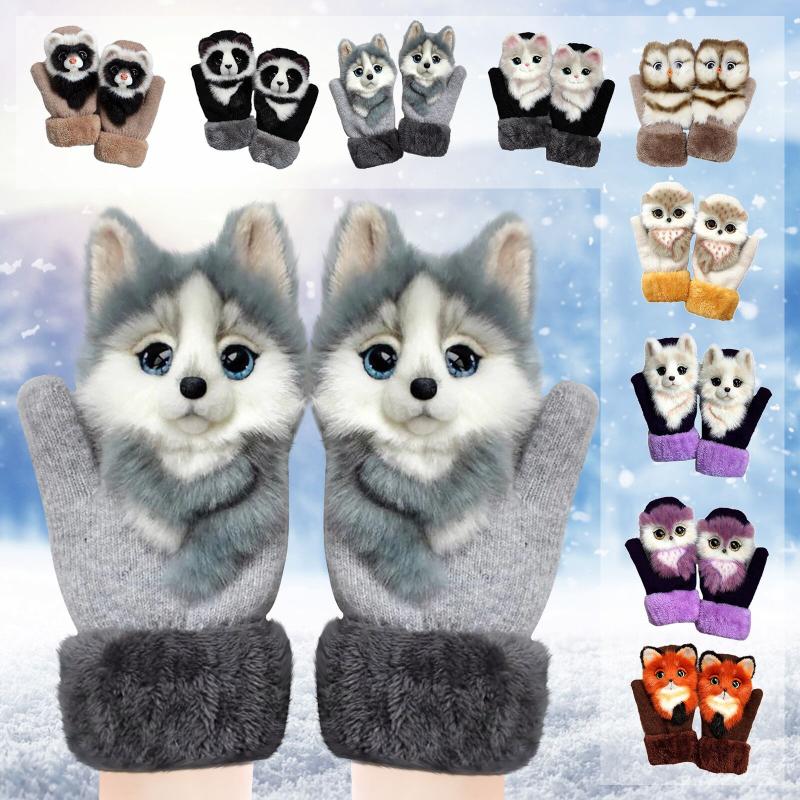 Winter Animal Pattern Gloves Autumn Winter Warmth Mittens Knitted Plush Gloves For Women Mens Running Thermo Handmade B04
Winter Animal Pattern Gloves Autumn Winter Warmth Mittens Knitted Plush Gloves For Women Mens Running Thermo Handmade B04