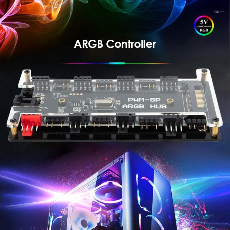 VODOOL Remote Control PWM Fan Hub 8 Port 4-Pin PWM Fan 1 to 8 3-Pin ARGB Addressable RGB LED Hub for PC cooler control adapter1
VODOOL Remote Control PWM Fan Hub 8 Port 4-Pin PWM Fan 1 to 8 3-Pin ARGB Addressable RGB LED Hub for PC cooler control adapter1