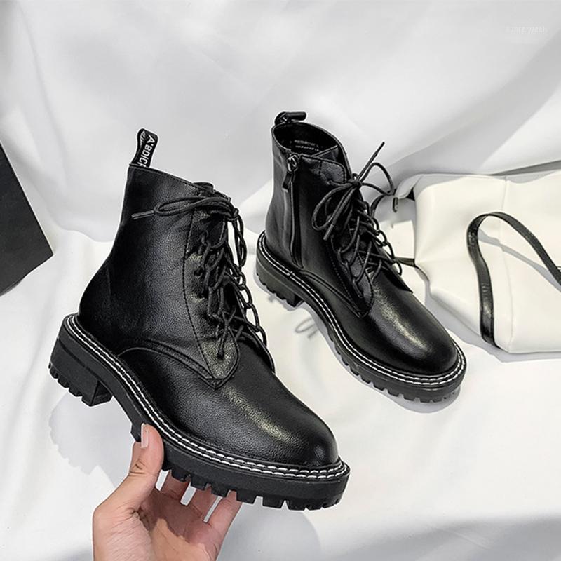 black classic short lace-up knight boots double sewing creepers anti-skid women motorcycle booties plush warm side zipper bottes1
black classic short lace-up knight boots double sewing creepers anti-skid women motorcycle booties plush warm side zipper bottes1