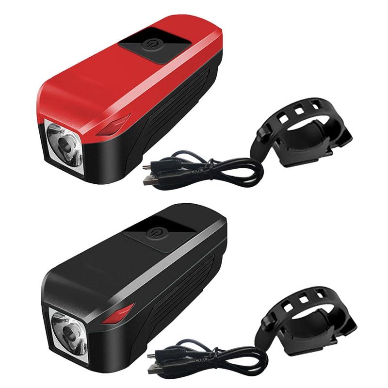 2000MAh Power Bicycle Light USB Rechargeable T6 LED Cycling Headlight Waterproof 140DB Bike Horn Warning Lamp
2000MAh Power Bicycle Light USB Rechargeable T6 LED Cycling Headlight Waterproof 140DB Bike Horn Warning Lamp