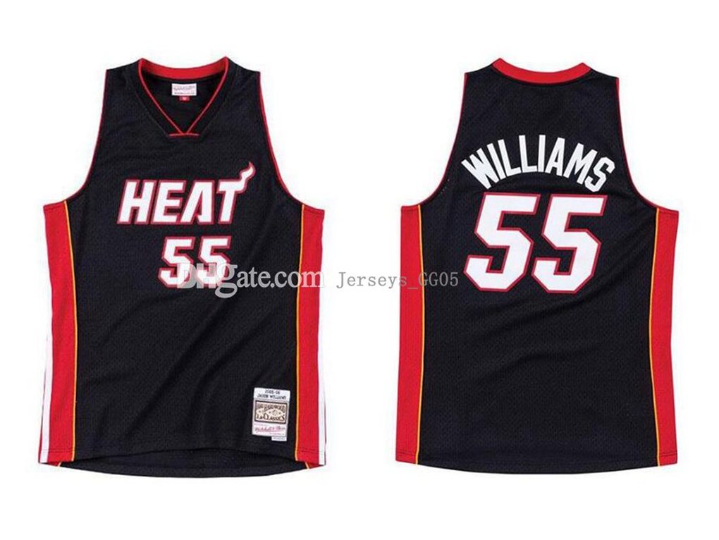 Mens basketball Miami Heat 55 women youth abc Jason Williams Mitchell & Ness 2005-06 black Hardwoods Classics Authentic Jersey, Color15
Mens basketball Miami Heat 55 women youth abc Jason Williams Mitchell & Ness 2005-06 black Hardwoods Classics Authentic Jersey, Color15