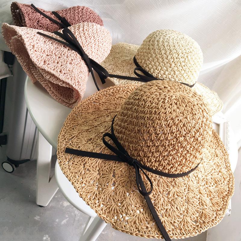 Women Summer Knit Straw Hat Fashion Wide Brim Casual Travel Beach Sun Hat Sunscreen UV Protection Panama Bow Cap, Beige
Women Summer Knit Straw Hat Fashion Wide Brim Casual Travel Beach Sun Hat Sunscreen UV Protection Panama Bow Cap, Beige
