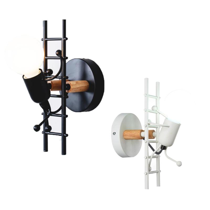 Modern Cartoon Doll Wall Light Fixtures LED Creative Mounted Iron Bedside Sconce Lamp For Kids Baby Room Living Room
Modern Cartoon Doll Wall Light Fixtures LED Creative Mounted Iron Bedside Sconce Lamp For Kids Baby Room Living Room