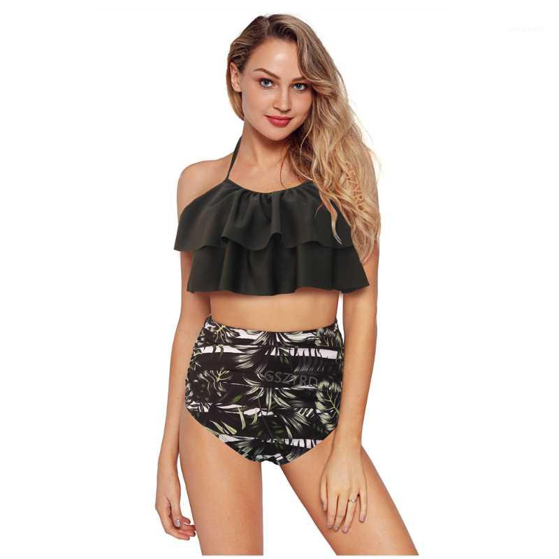 2020 Push Up Cover Up New Style Sexy Double Flounce High Waist Trousers Split Two Piece Floral Plus-size Bikini Swimsuit Beach1
2020 Push Up Cover Up New Style Sexy Double Flounce High Waist Trousers Split Two Piece Floral Plus-size Bikini Swimsuit Beach1