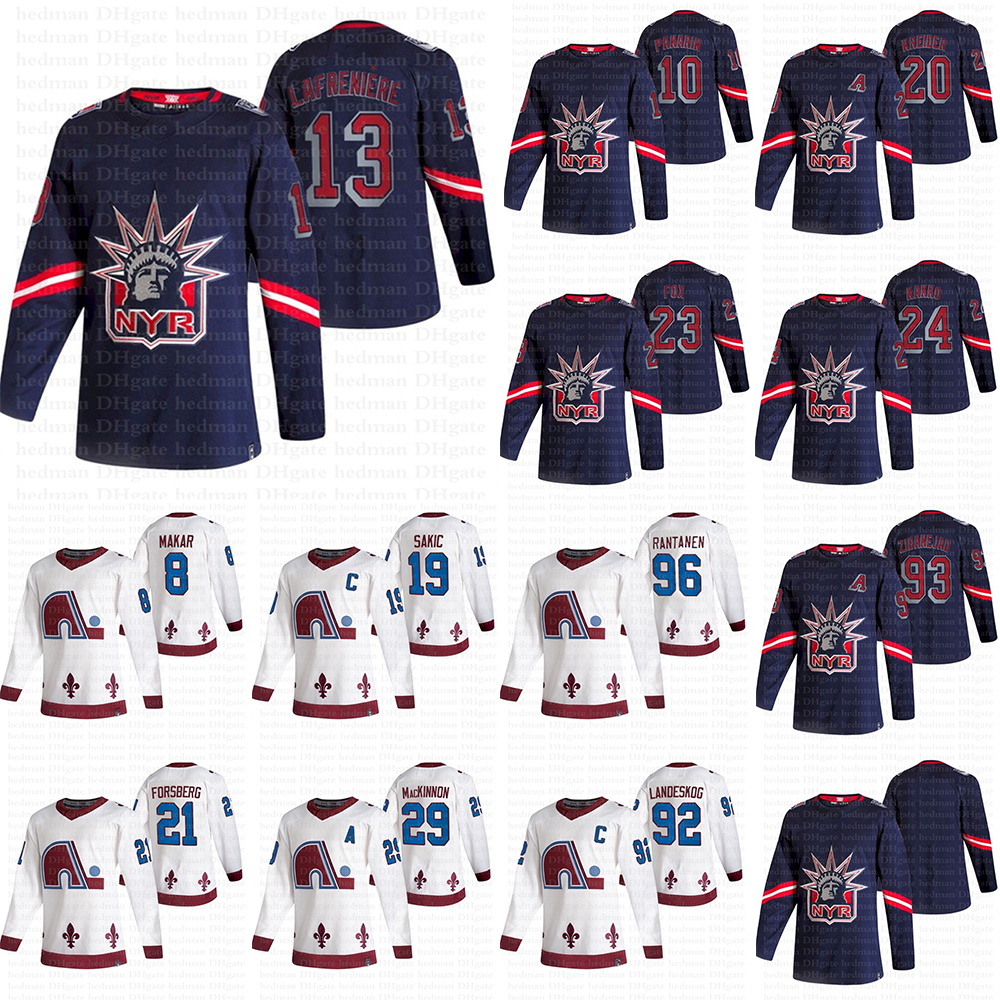 New York rangers Colorado Avalanche 2021 Reverse Retro jerseys 13 Lafreniere 10 Panarin 24 Kakko 29 MacKinnon 8 Cale Makar hockey jersey, 20
New York rangers Colorado Avalanche 2021 Reverse Retro jerseys 13 Lafreniere 10 Panarin 24 Kakko 29 MacKinnon 8 Cale Makar hockey jersey, 20