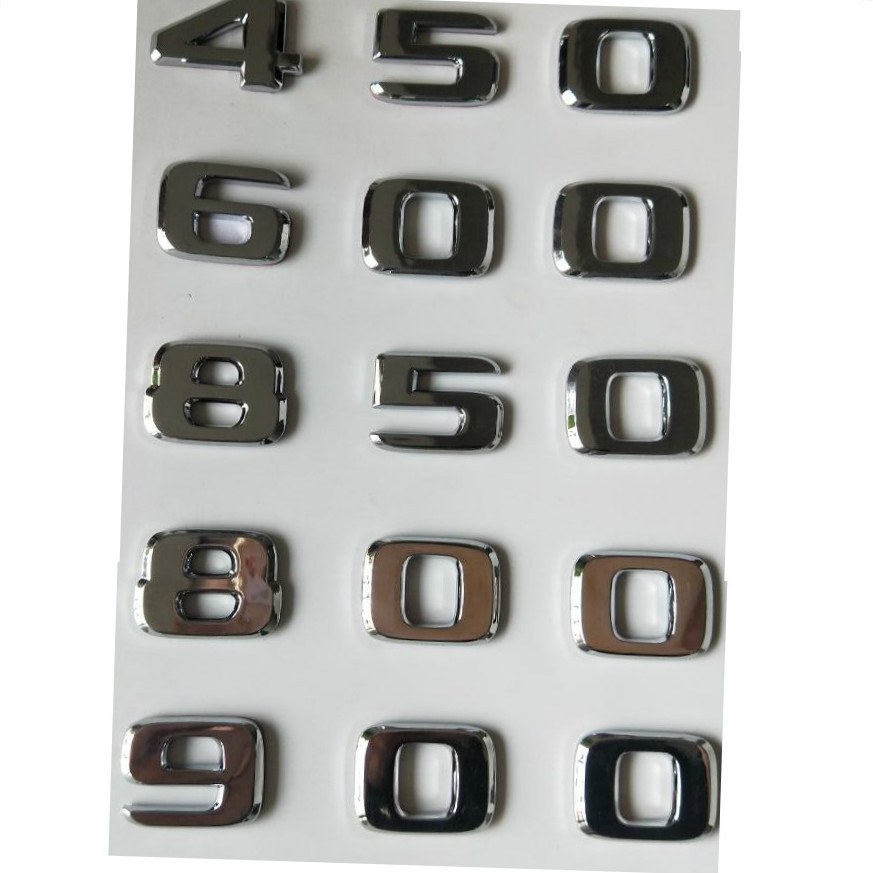 Chrome Number Emblems B20 B25 B35 450 500 540 550 580 600 650 700 800 850 860 880 900 950 Letter Emblem for BRABUS
Chrome Number Emblems B20 B25 B35 450 500 540 550 580 600 650 700 800 850 860 880 900 950 Letter Emblem for BRABUS